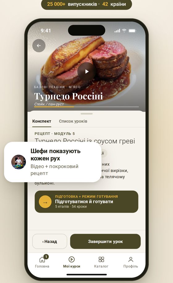Відео шефів і покроковий рецепт до кожної страви