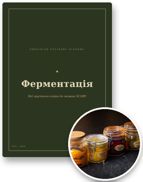 Посібник «Ферментація» і страва з нього